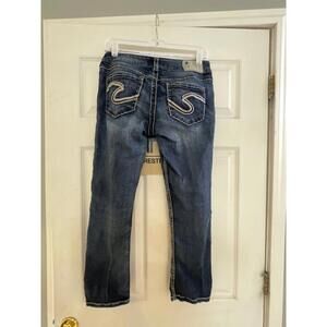 Suki silver capris.size 29